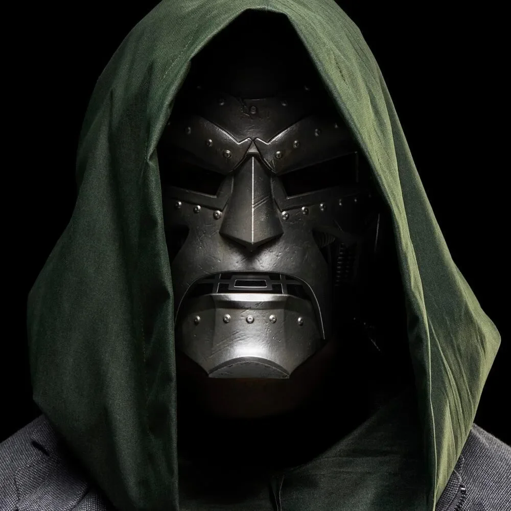Marvel Legends Doctor Doom Helmet Adult Gray Roleplay Collectible Mask Gear